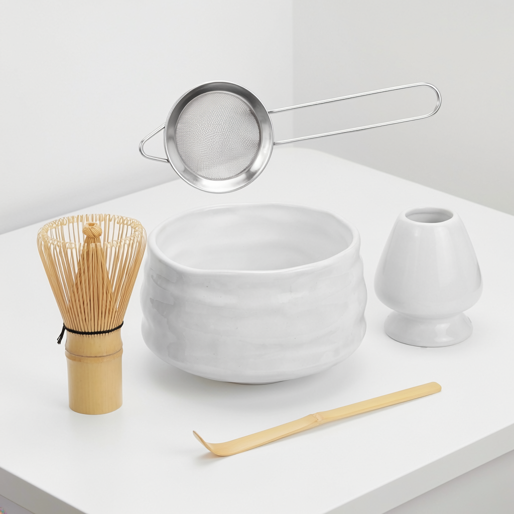 Kit matcha blanc vue en angle